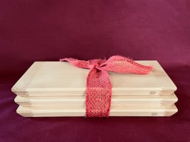 Jausenbretter-Set Buche Trio