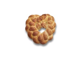 Zopf Herz, 300 Gramm