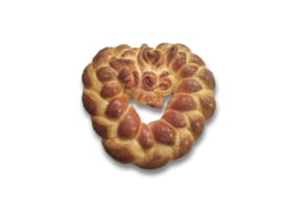 Zopf Herz, 600 Gramm