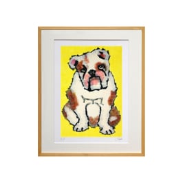 セロ版画™️「ブルドッグ」