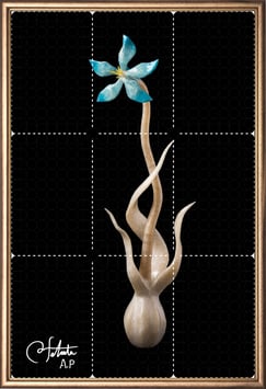 商品名ラベル版画™1885「セロフラワー オリジナル.10」