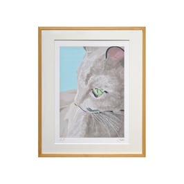 セロ版画™️「ロシアンブルー」