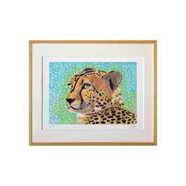 セロ版画™️「チーター」