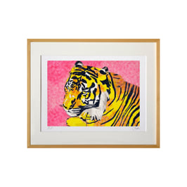 セロ版画™️「トラ」