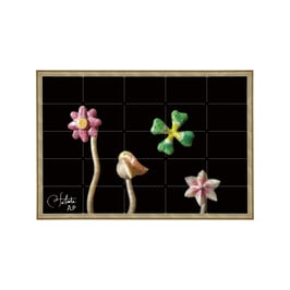 ラベル版画™5241「セロフラワー オリジナル. 4・5・6・7」