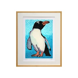 セロ版画™️「ペンギン」