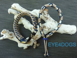 Set Ocean type 1 bestaande uit halsband met gespsluiting en anti-tekenband rondgedraaid