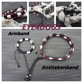 Set Tina bestaande uit anti-tekenband Tina en armband met schuifsluiting
