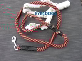 Hondenlijn  Black Widow 12mm 155cm sample sale