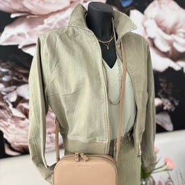 Aimée The Label - Kae Jeans Jacket Green