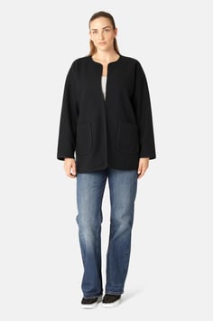 Ilse Jacobsen - Felted Casual Jacket Dark Indigo
