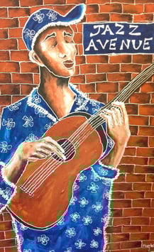 Le guitariste de jazz