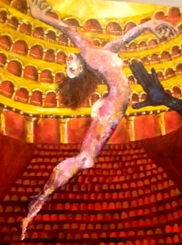 Danseuse au théâtre