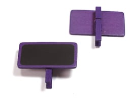 6 Marques places mini ardoises avec pince