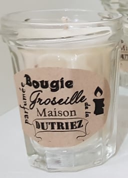Bougie parfumée à la Groseille