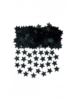 Confettis étoiles noires