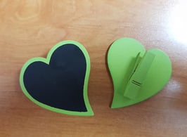 6 ardoises Coeur Marque Place