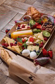 Frühstücksbox Buongiorno Vegetale für Vier