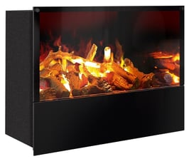 The Flame - Effektfeuer Hip Stone/Wood XL - Einbau