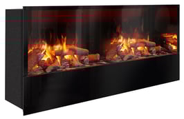 The Flame - Effektfeuer Hip Stone/Wood XXM - Einbau