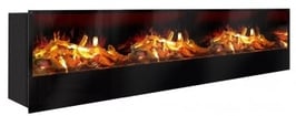 The Flame - Effektfeuer Hip Stone/Wood XXXL - Einbau