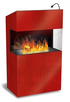 The Flame - Effektfeuer - Empfangstisch Welcome - rot