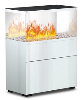 The Flame - Case Effektfeuer - Glas/weiss