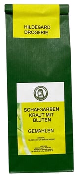 Hildegard Schafgarbenkraut mit Blüten gemahlen