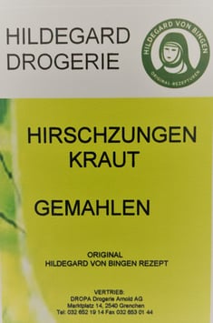 Hildegard Hirschzungen Kraut gemahlen
