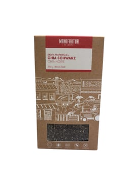 Chia Samen Bio schwarz Manifaktur