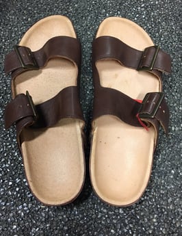 Dachleder Sandalen Herren Gr. 40-46 (solange Vorrat, bitte nach lieferbaren Grössen fragen)