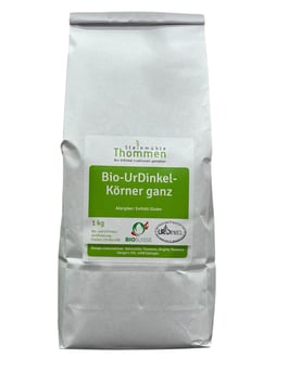 Dinkel Körner ganz (Urdinkel) Steinmühle Thommen Bio