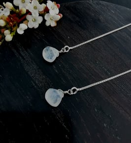 Boucles d'oreilles VENEZIA Pierre de lune Argent
