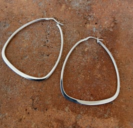 Boucles d'oreilles créoles IGUAZU Argent ou dorées