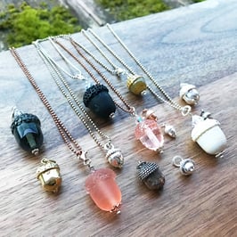 Eichelnüssli Glas, Silber, Silber-Vergoldet