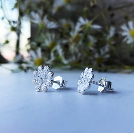 Ohrstecker Blüemli Silber mit Zirkonia