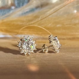 OHRSTECKER "Princess Sparkle" Zirkonias Brilliantschliff