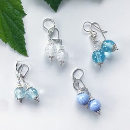 Glasperlen-Ohrhänger