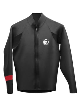 Kaion Men’s L / S Tapper Front zipper Color : RED