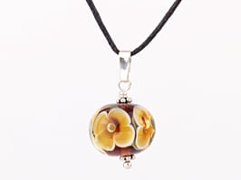 Anhängerchen Blütenzauber bernstein