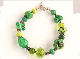 Unikat Armband grün