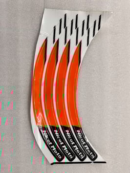 PTデカール・フロントタイヤ用(オレンジ)