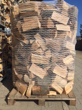 1 gewickelte PALETTE Fichte, Schnittlänge 25 cm