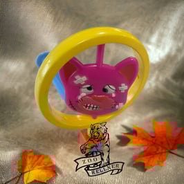 Sitzstange mit Katzenkopf Drehbar