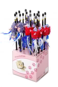 Katzen-Spielngel  Cat fishing rod gringo 1 fish & bird - 40CM