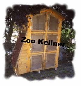 Kaninchenstall 3 Stöckig mit 150cm x 200cm X 60 cm