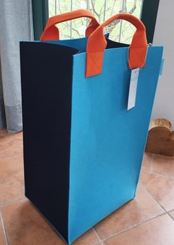 Wäschetonne  - Filzkorb bunt