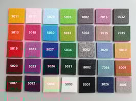 Farbkarte mit Filzproben bestellen