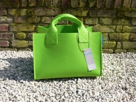 Kaminholzkorb - Filzkorb- grün (5035-2H)