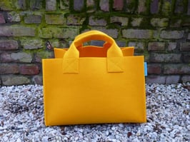 Kaminholzkorb - Filzkorb- gelb (7011-2H)